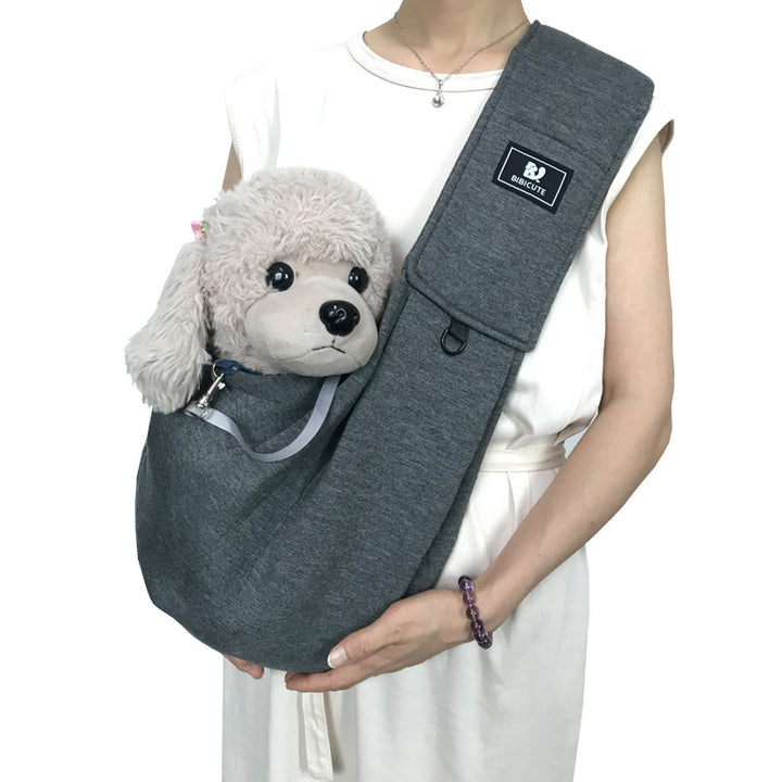 One shoulder crossbody pet bag for going out