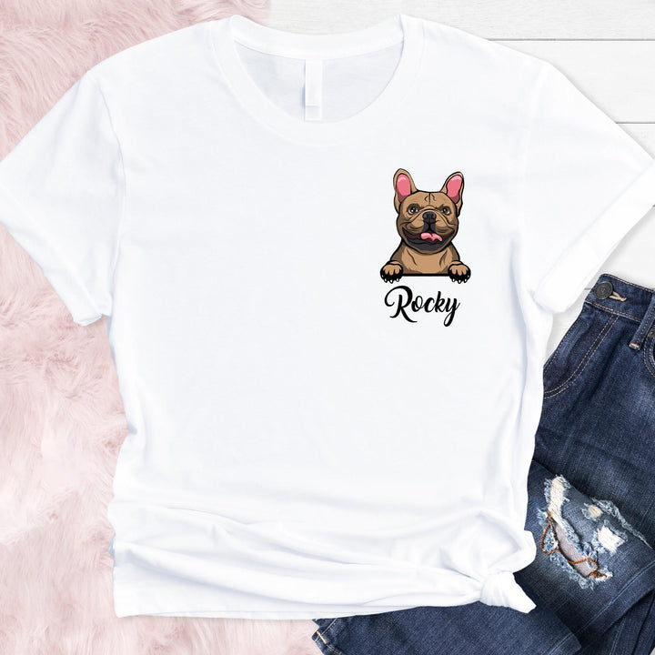 Custom Dog Cat Face Sweatshirt, Gift for Dog Mom, Pet Portrait Shirt