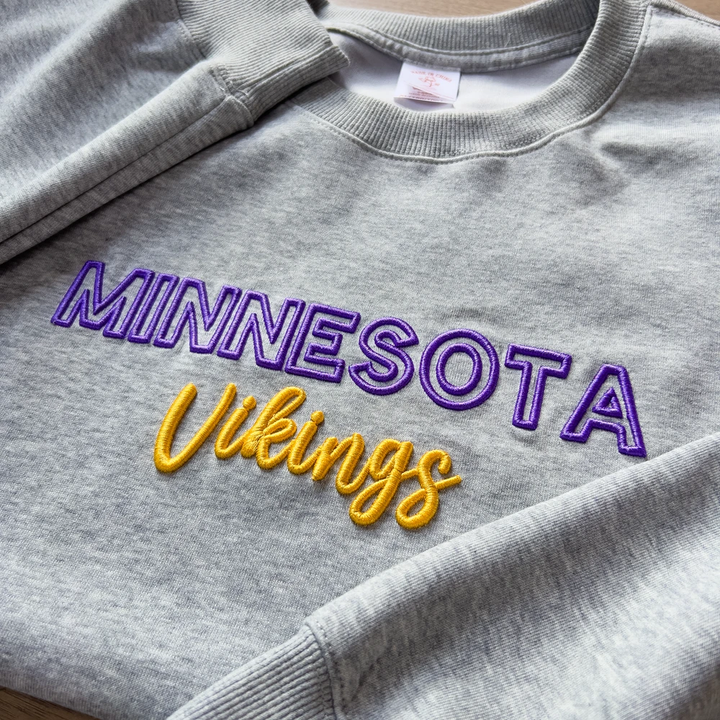 Custom 3D PUFF Embroidery Team Sweatshirt / Hoodie
