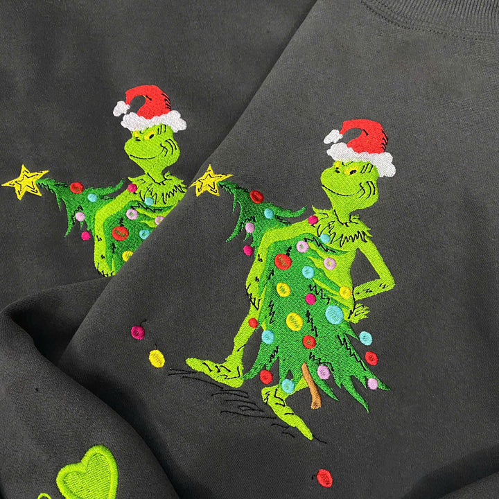 Custom Christmas Embroidered Sweatshirt