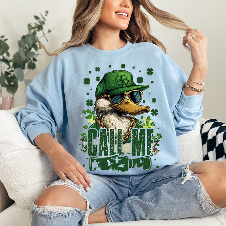 Nennen Sie mich St. Patricks Day Sweatshirt