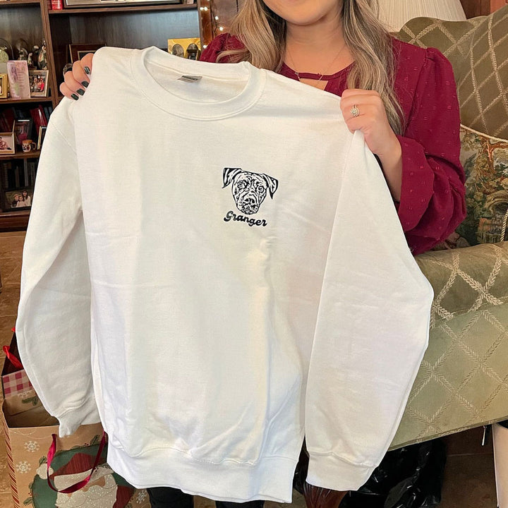 Custom Cat Portrait Sweatshirt