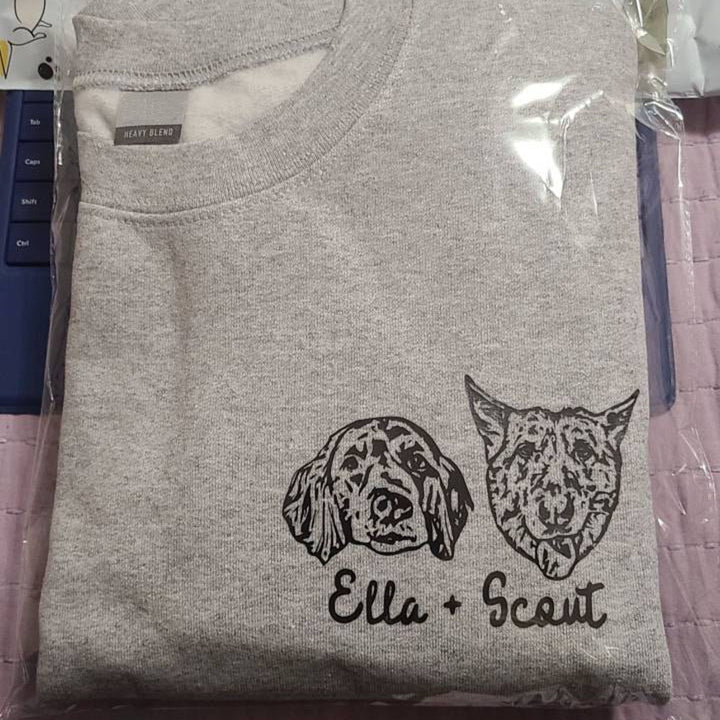 Custom Cat Portrait Sweatshirt