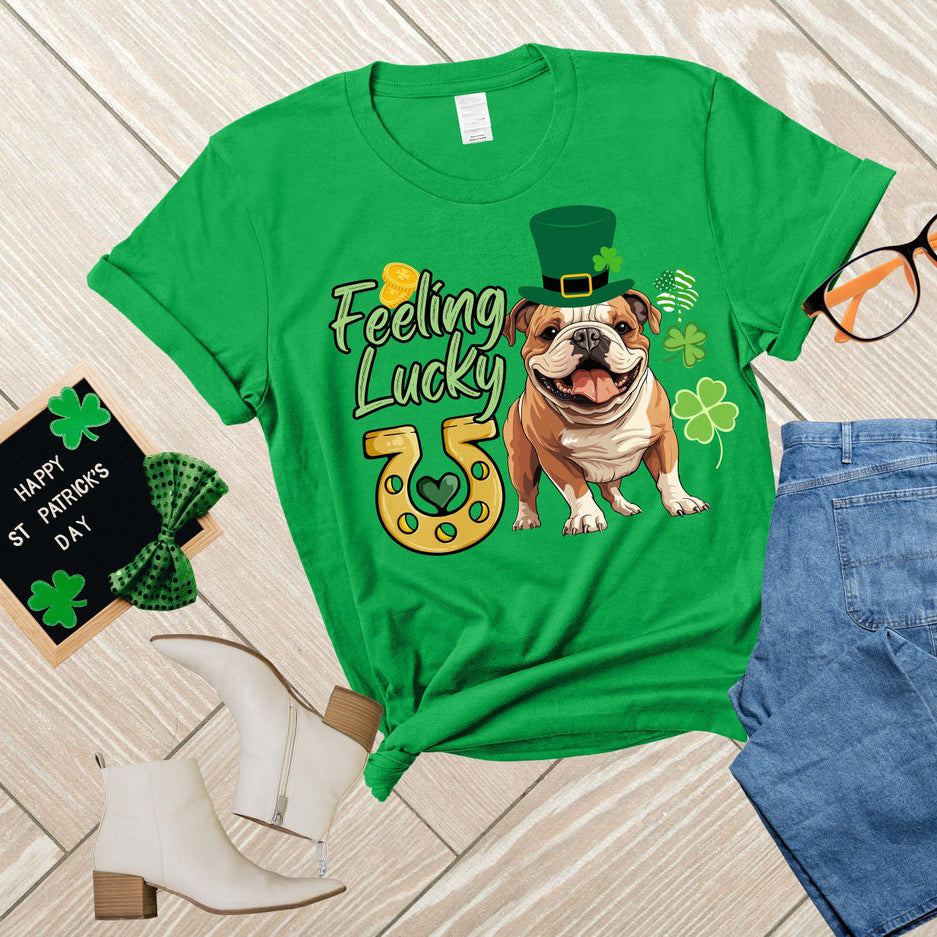 Trendy  St Patrick's Shirt for Dog Mom Pet Dad