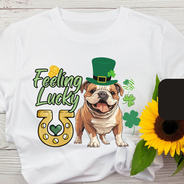 Trendy  St Patrick's Shirt for Dog Mom Pet Dad