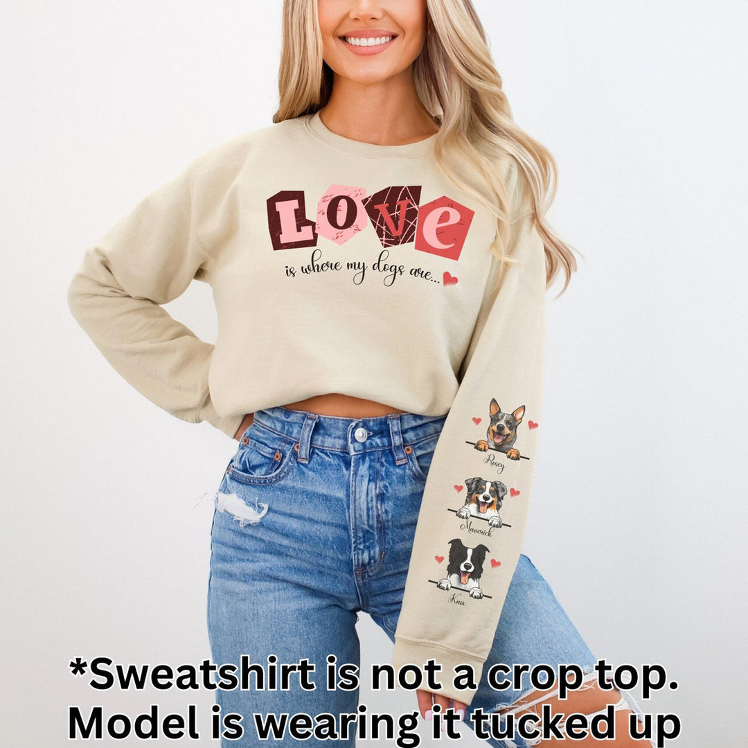 Personalized Pet Name Sweatshirt