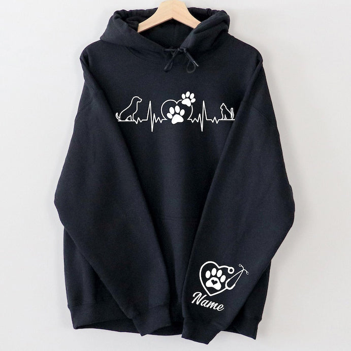 Custom Vet Tech Sweatshirt, Personalized Vet Gifts