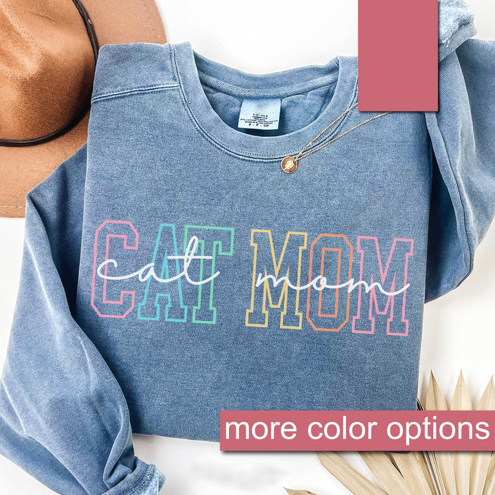 Cat Gift For Mothers Day, Cat Mama Sweatshirts