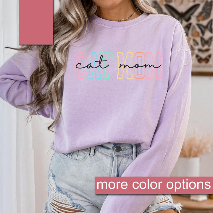 Cat Gift For Mothers Day, Cat Mama Sweatshirts