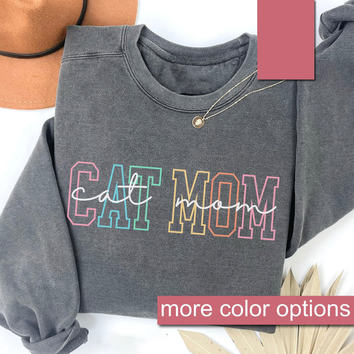 Cat Gift For Mothers Day, Cat Mama Sweatshirts
