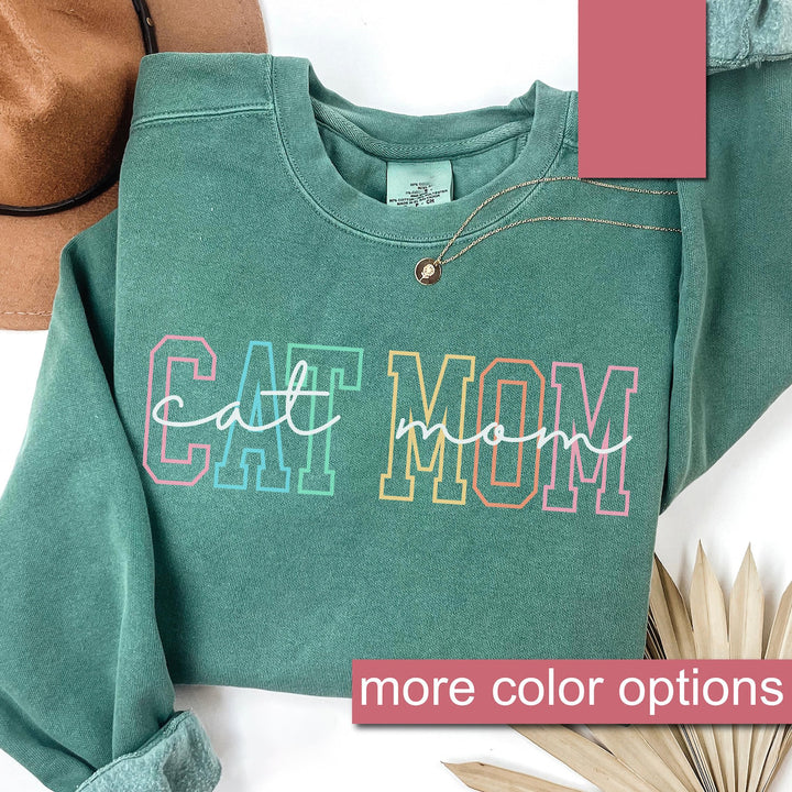Cat Gift For Mothers Day, Cat Mama Sweatshirts