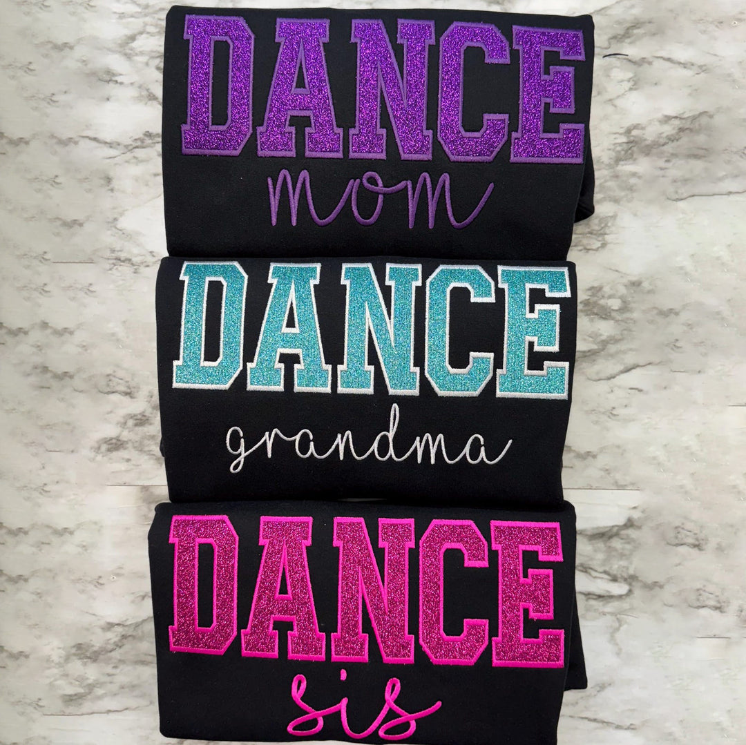Personalized Embroidered Dance Mom Sweatshirt