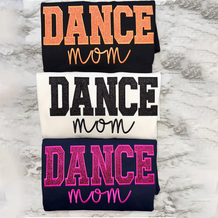 Personalized Embroidered Dance Mom Sweatshirt