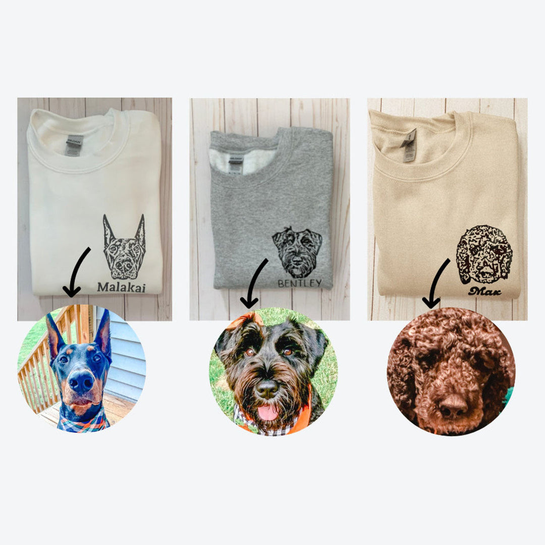 Custom Cat Portrait Sweatshirt