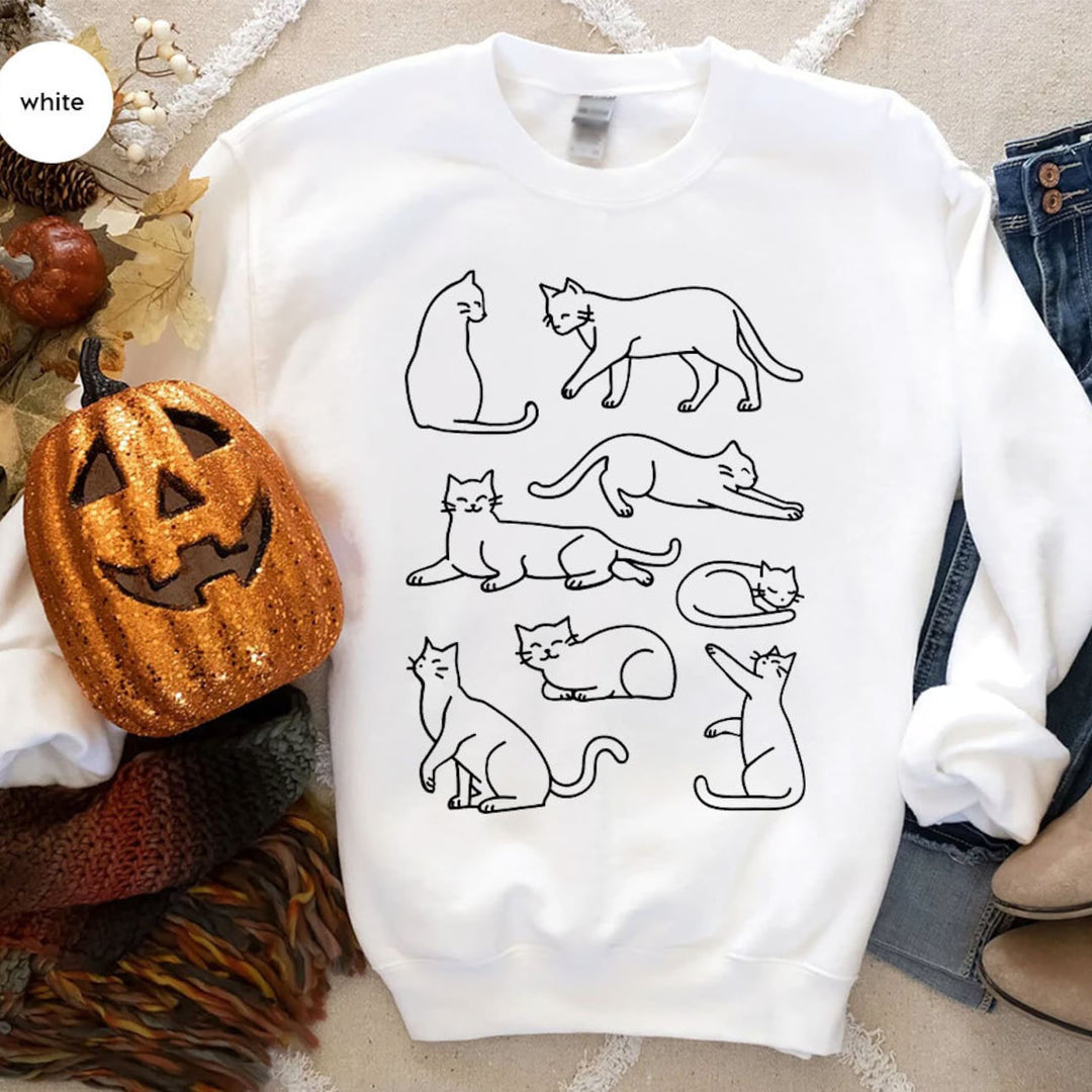 Cat Long Sleeve T Shirt, Cat Lover Gift, Funny Cat Long Sleeve Shirt