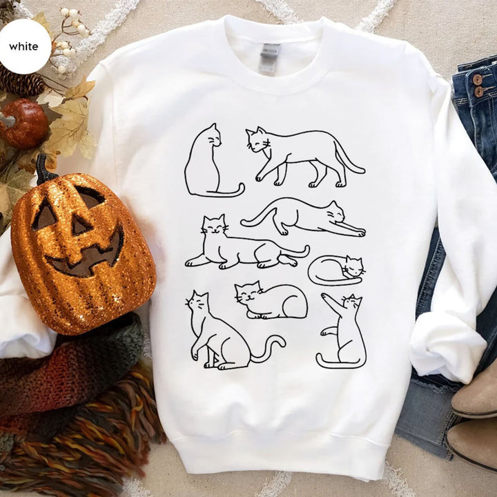 Cat Long Sleeve T Shirt, Cat Lover Gift, Funny Cat Long Sleeve Shirt