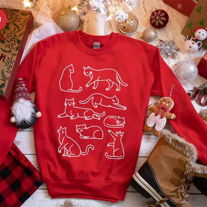 Cat Long Sleeve T Shirt, Cat Lover Gift, Funny Cat Long Sleeve Shirt