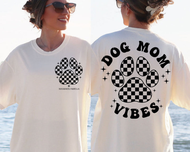 Fur Mama Dog Mom Vibes  Hoodie