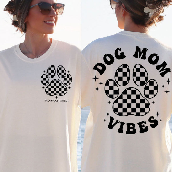 Fur Mama Dog Mom Vibes  Hoodie