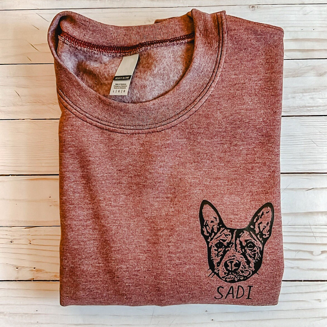 Custom Cat Portrait Sweatshirt