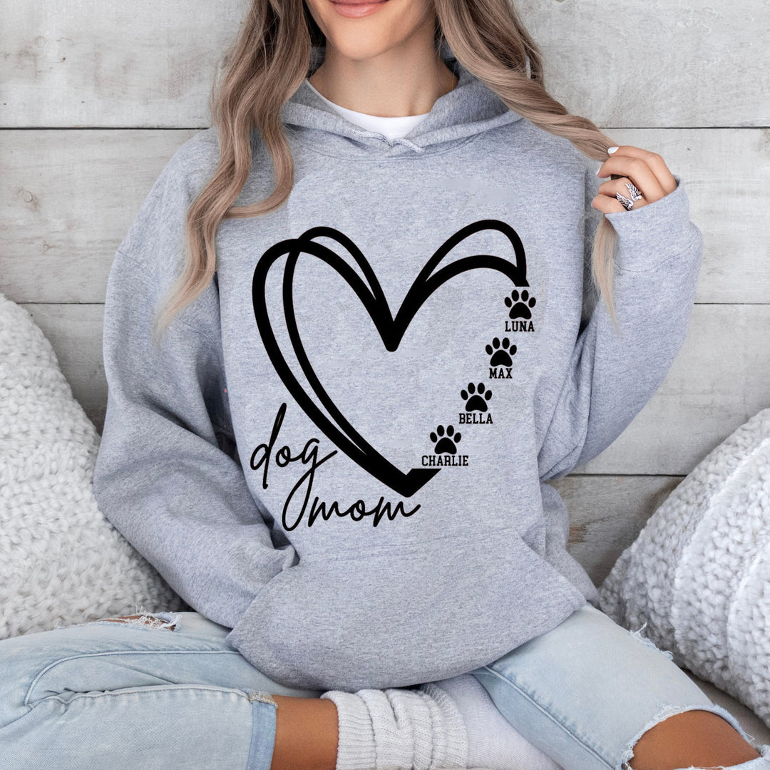 Custom Dog Mom Shirt, Dog Lover Shirt, Custom Dog Name Tshirt