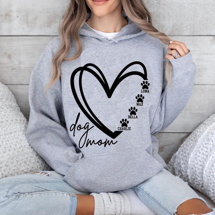 Custom Dog Mom Shirt, Dog Lover Shirt, Custom Dog Name Tshirt