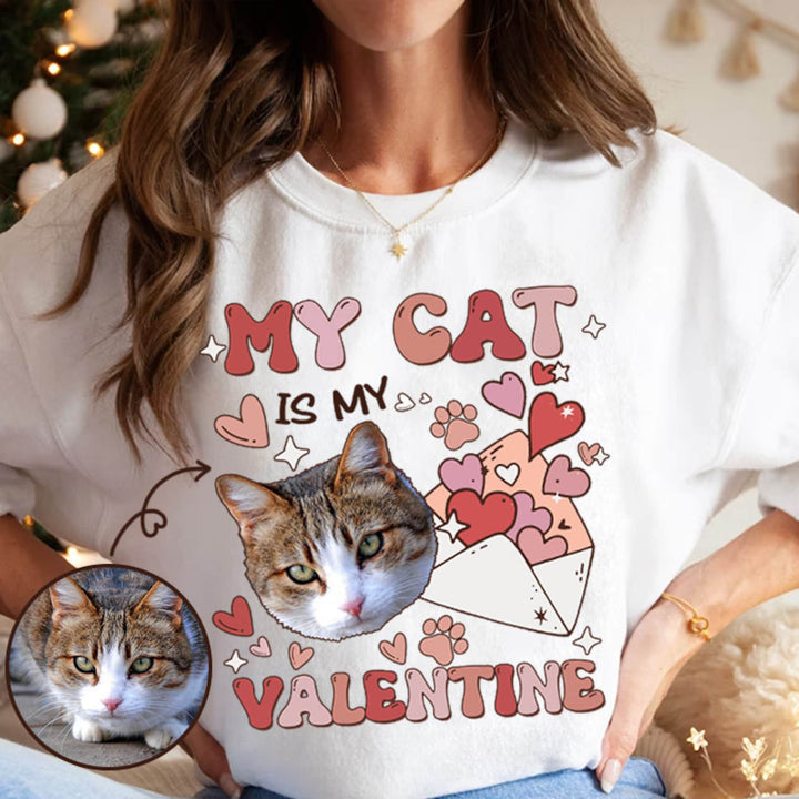 My Cat Is My Valentine sweatshirt
