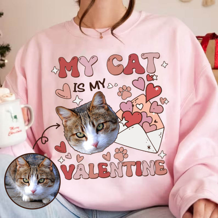 My Cat Is My Valentine sweatshirt