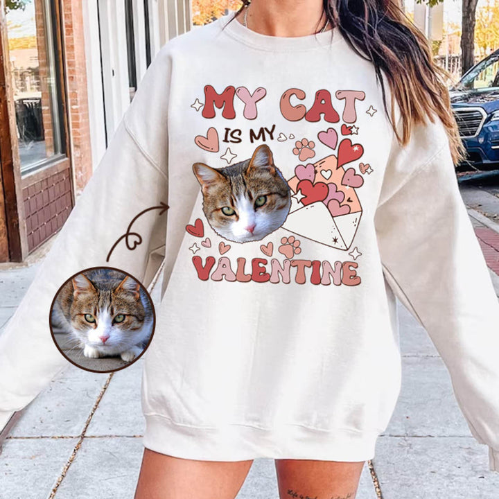 My Cat Is My Valentine sweatshirt