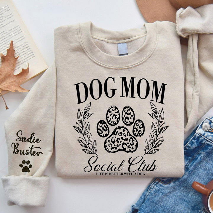 Dog Mom Social Club hoodie