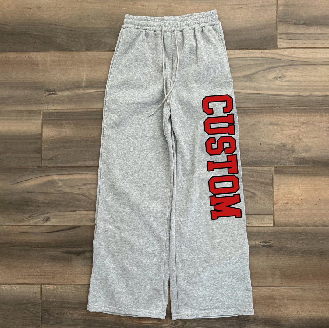 Custom College, Team, Cheer, Sorority Varsity Straight Leg Sweatpants Pants