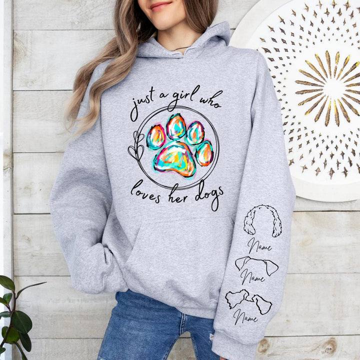 Just a girl who loves her dogs sweater