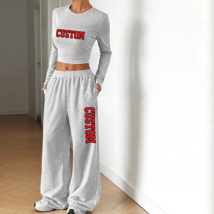 Custom College, Team, Cheer, Sorority Varsity Straight Leg Sweatpants Pants