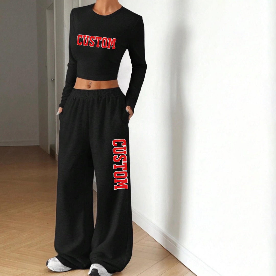 Custom College, Team, Cheer, Sorority Varsity Straight Leg Sweatpants Pants