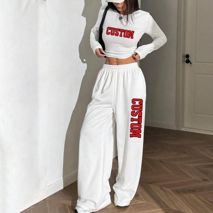 Custom College, Team, Cheer, Sorority Varsity Straight Leg Sweatpants Pants