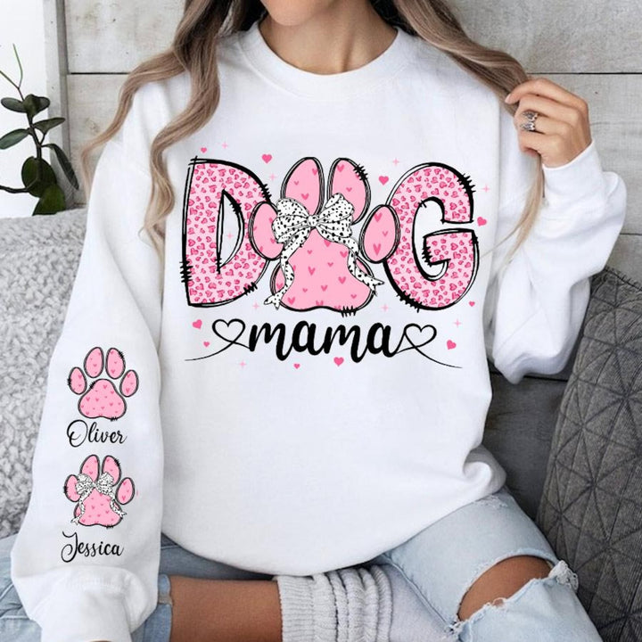 Custom Dog Mom Valentine Hoodie