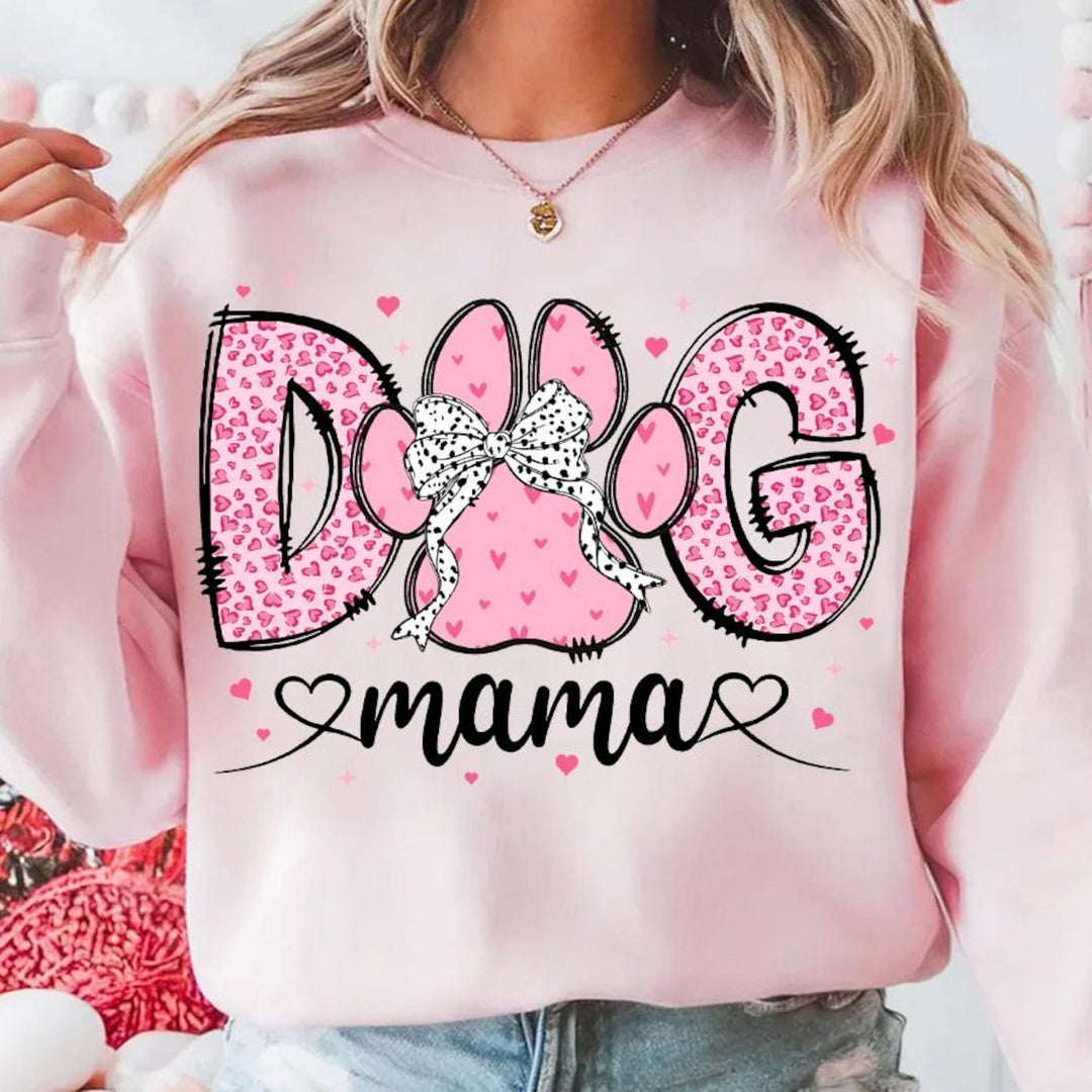 Custom Dog Mom Valentine Hoodie