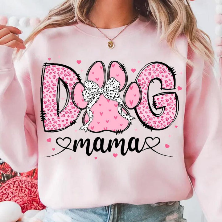 Custom Dog Mom Valentine Hoodie