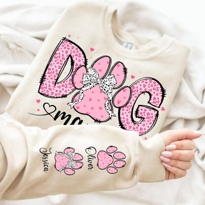 Custom Dog Mom Valentine Hoodie