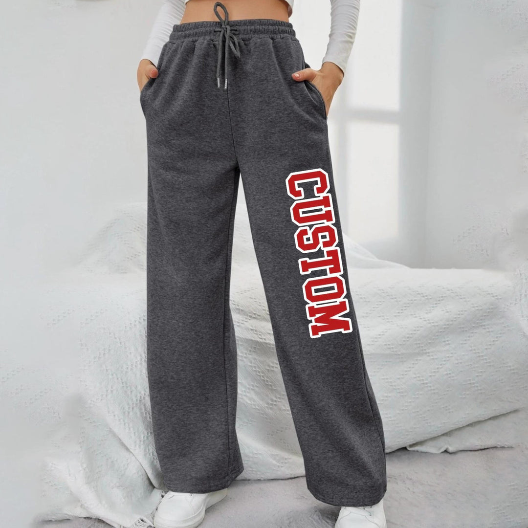 Custom College, Team, Cheer, Sorority Varsity Straight Leg Sweatpants Pants