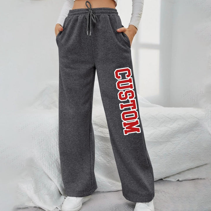Custom College, Team, Cheer, Sorority Varsity Straight Leg Sweatpants Pants