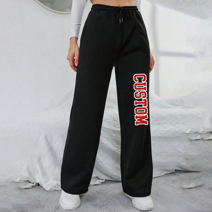 Custom College, Team, Cheer, Sorority Varsity Straight Leg Sweatpants Pants