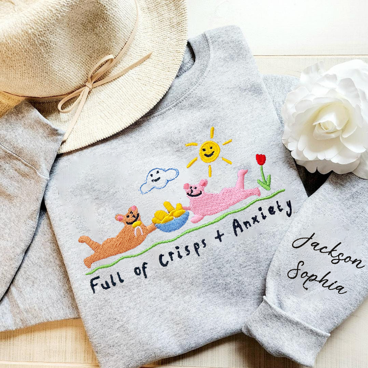 Custom Full Of Crisps+Anxiety Hoodie