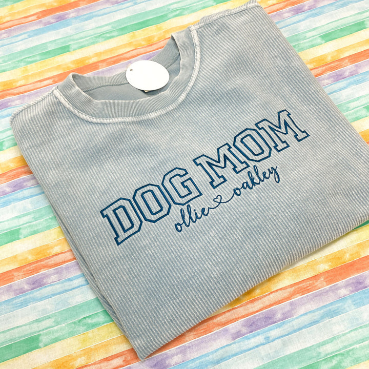 Customize your own sweatshirt with dog names