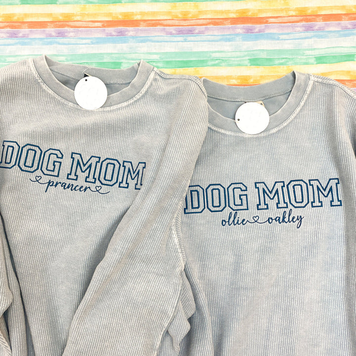 Customize your own sweatshirt with dog names