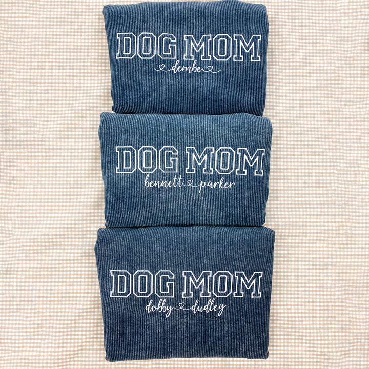 Customize your own sweatshirt with dog names