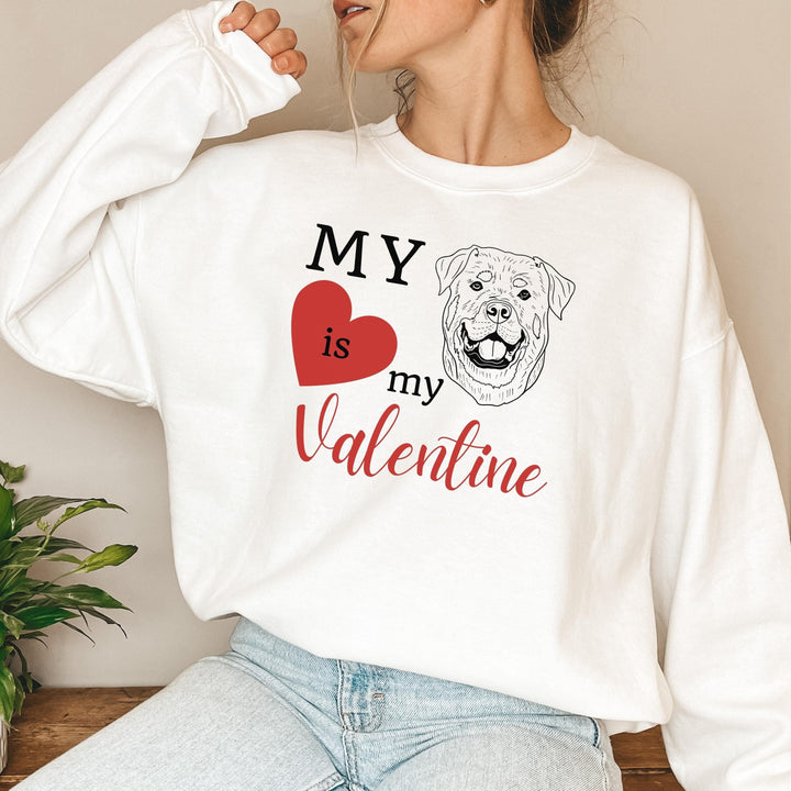 Custom pet drawing Valentines Day shirt for woman
