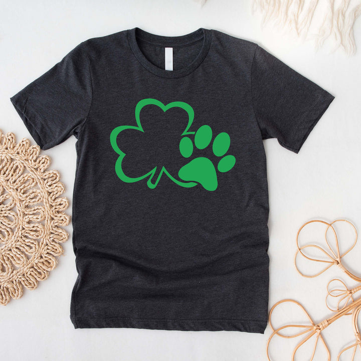 Paw Print, Clover Shirt, St Patricks Day