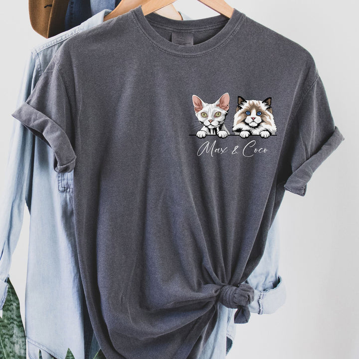 Personalized Cat Mom Gift, Gift for Cat Dad T-Shirt