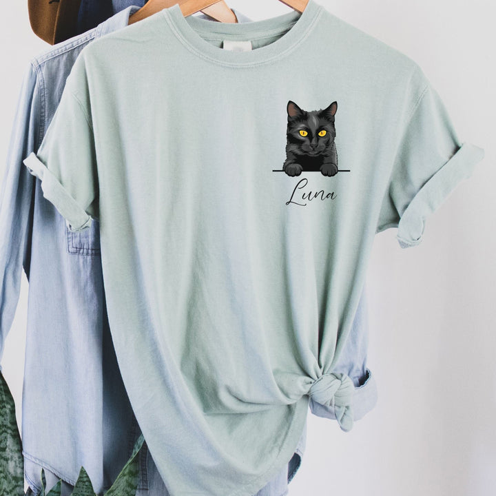 Personalized Cat Mom Gift, Gift for Cat Dad T-Shirt